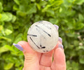 Tourmaline in quartz sphere