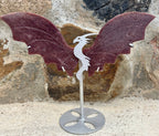 Strawberry quartz dragon wings
