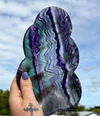 Fluorite cloud bowl 1.2kg