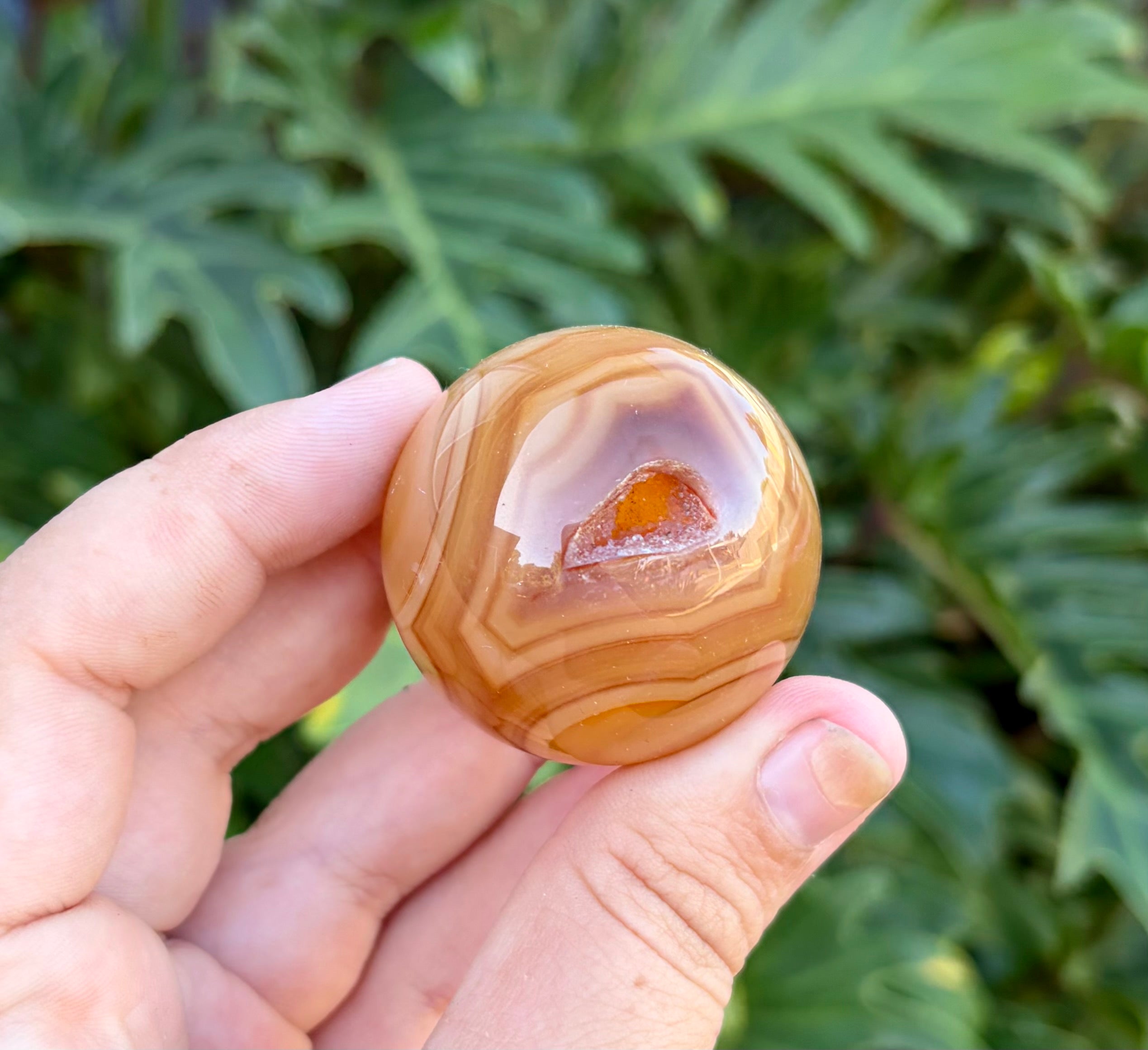 Carnelian sphere