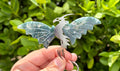 Moss agate dragon wings
