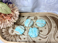 Blue aragonite cookies