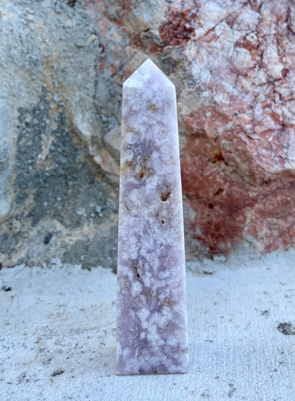 Pink amethyst tower
