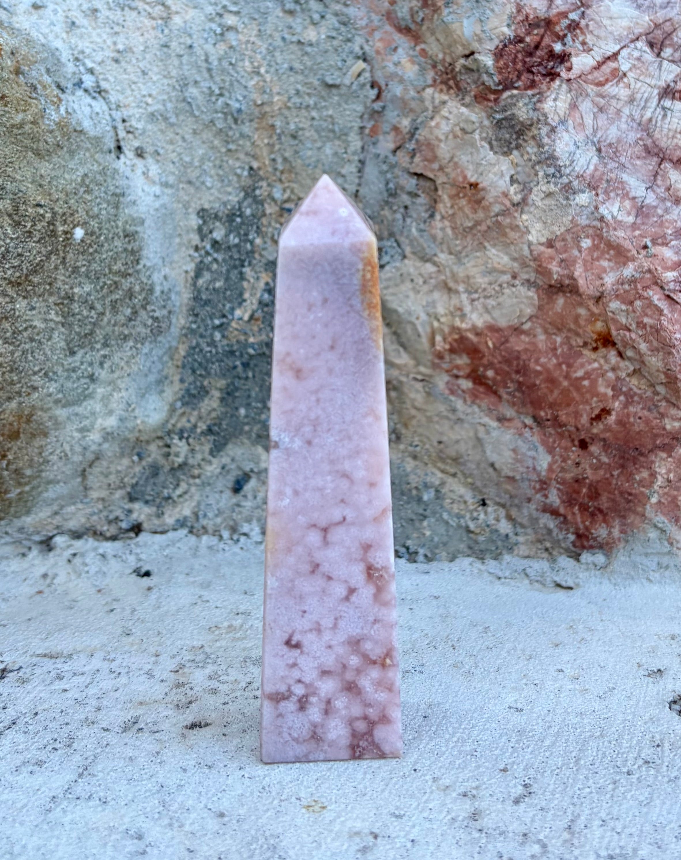 Pink amethyst tower