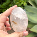 Ice rose quartz free form A