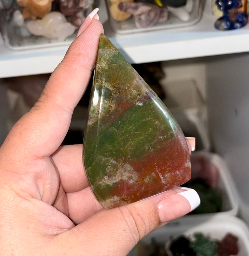 Sea jasper tear drop C