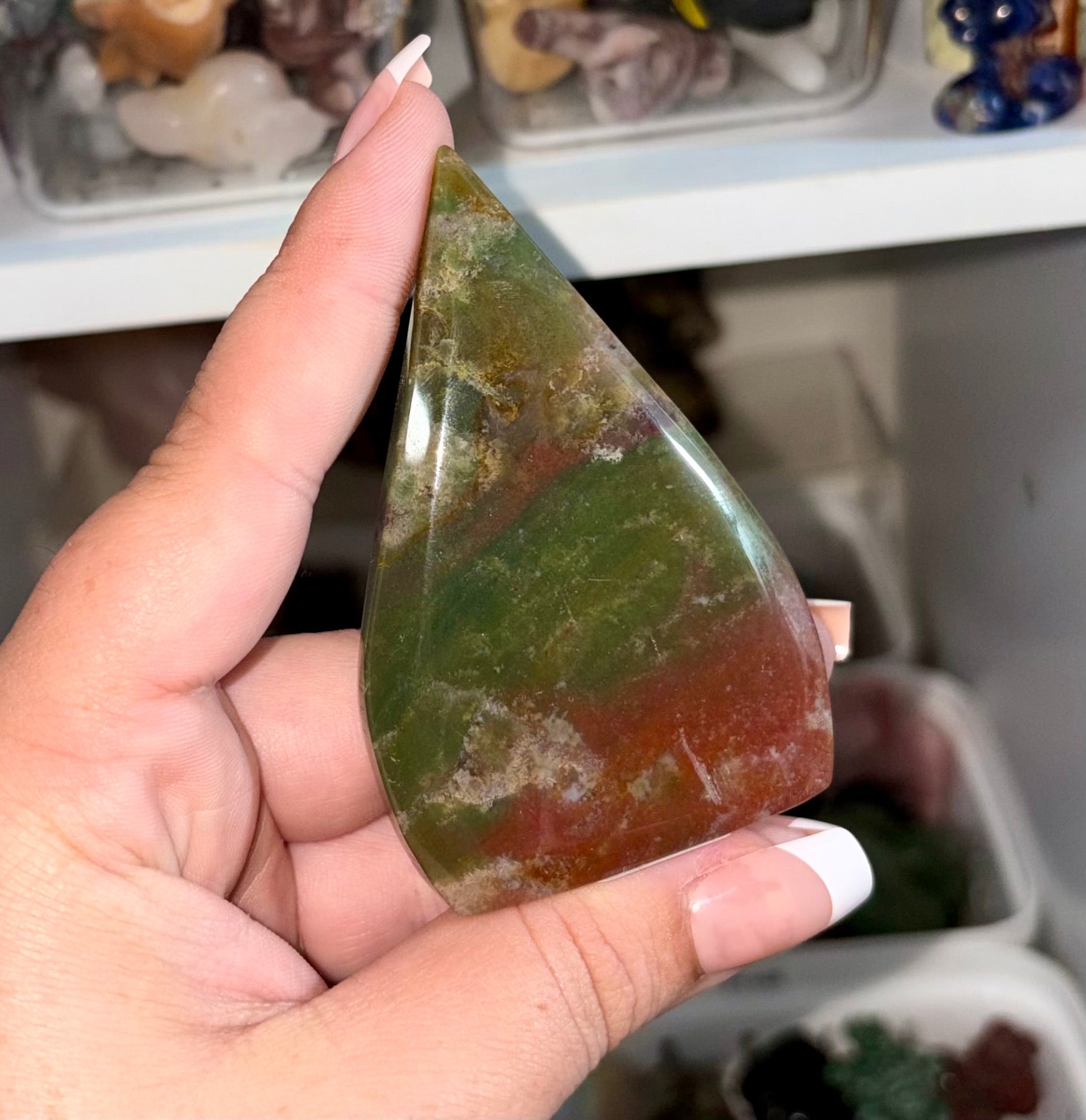 Sea jasper tear drop C