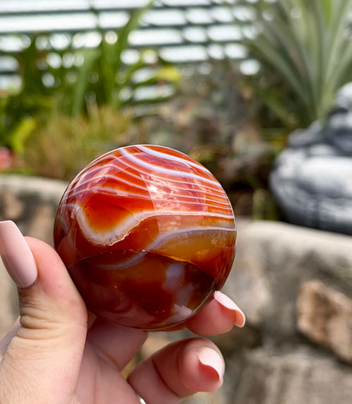 Carnelian sphere B