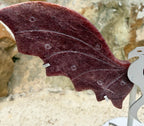 Strawberry quartz dragon wings
