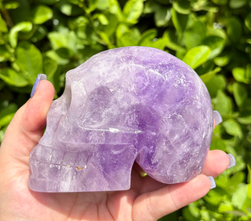 Amethyst skull