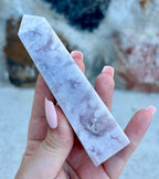 Pink amethyst tower A