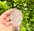 Clear quartz skull