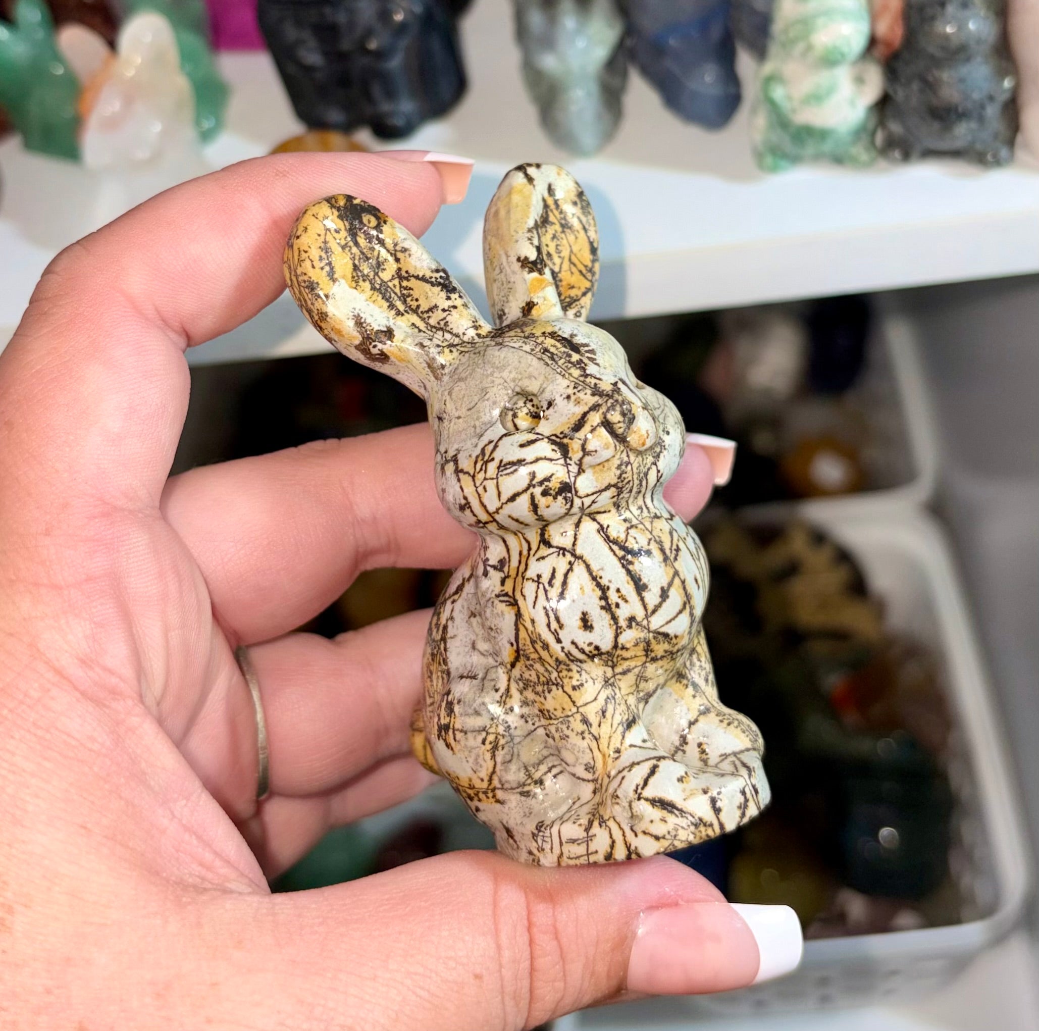 Picture jasper Easter bunny