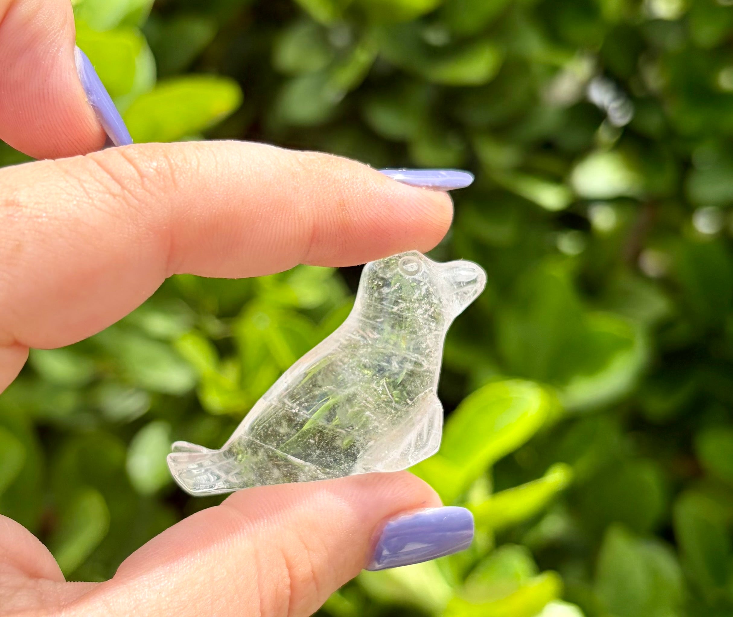 Clear quartz seal A