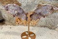 Blue flower agate dragon wings