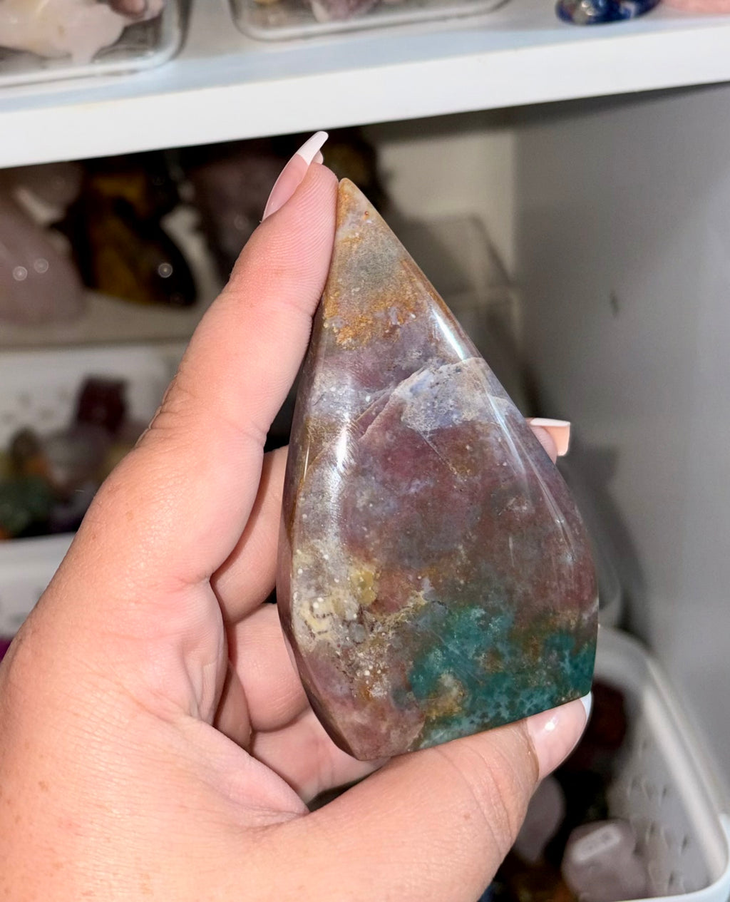 Sea jasper tear drop B