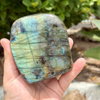 Blue/ yellow flash labradorite Freeform