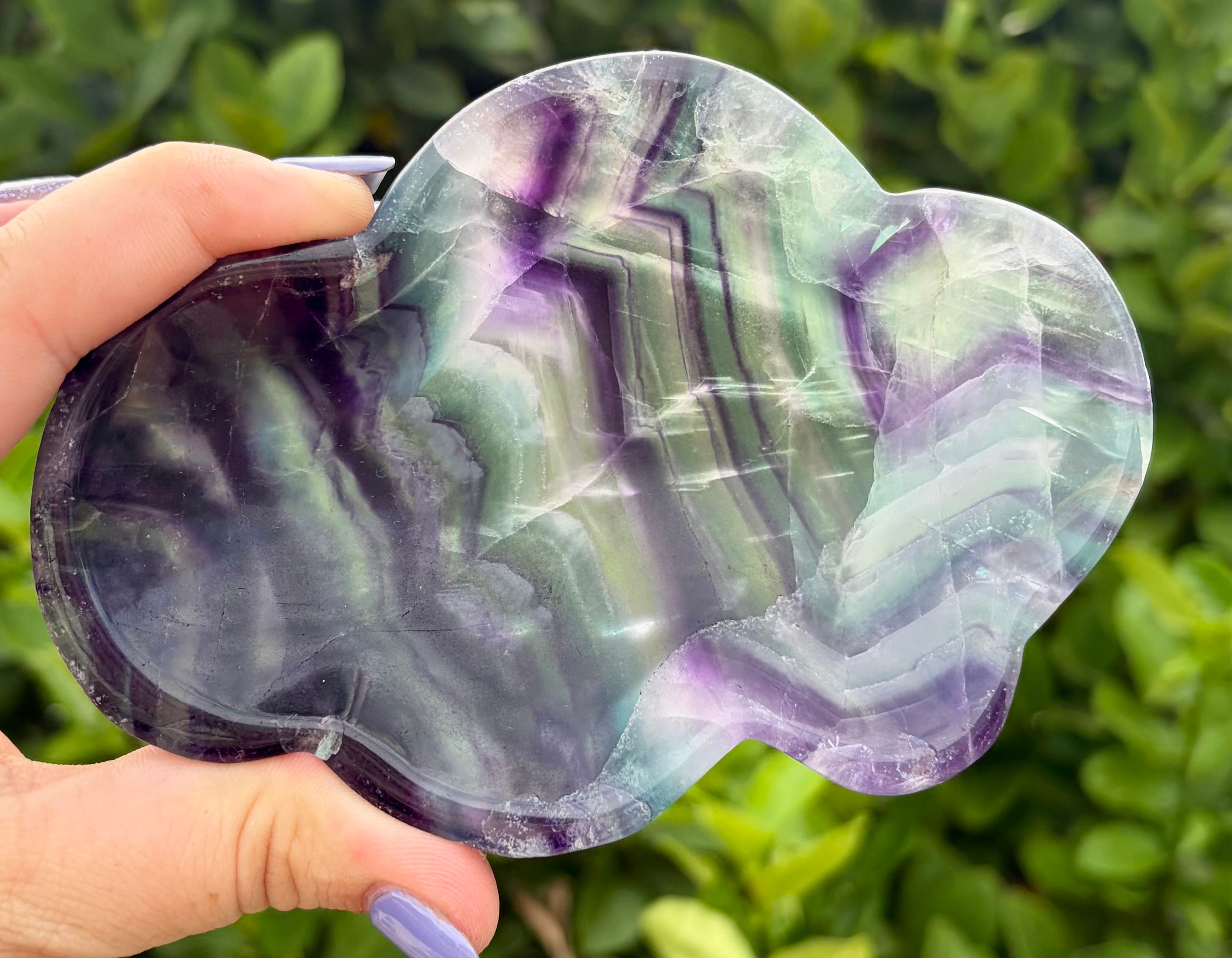 Fluorite bowl