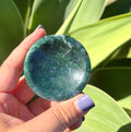 Moss agate bowl E