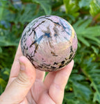 Rhodonite sphere