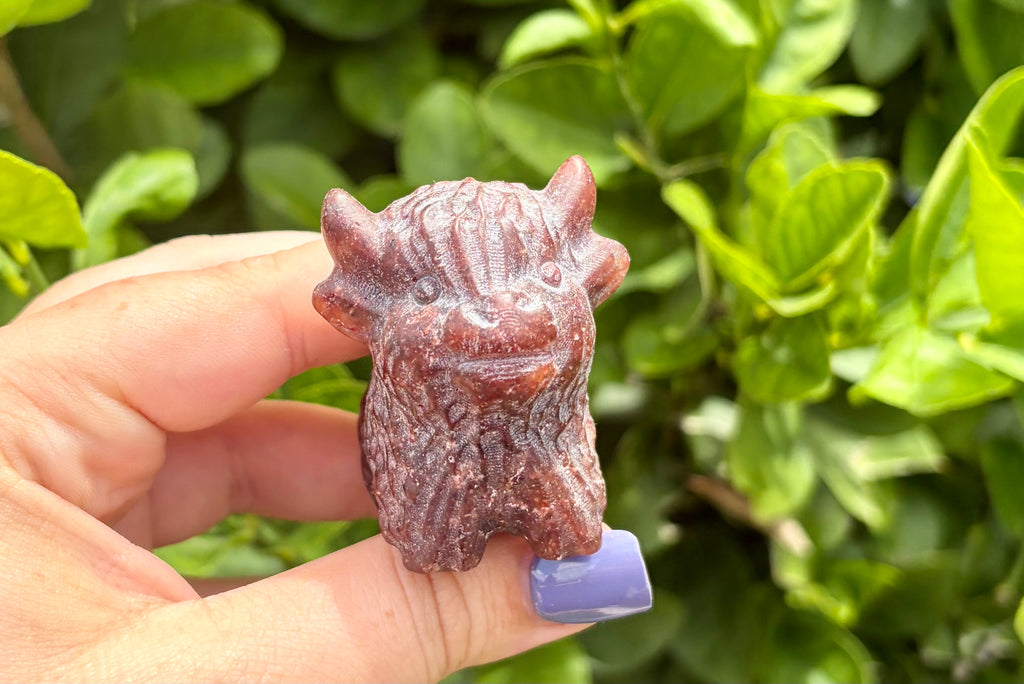 Strawberry quartz highland cow