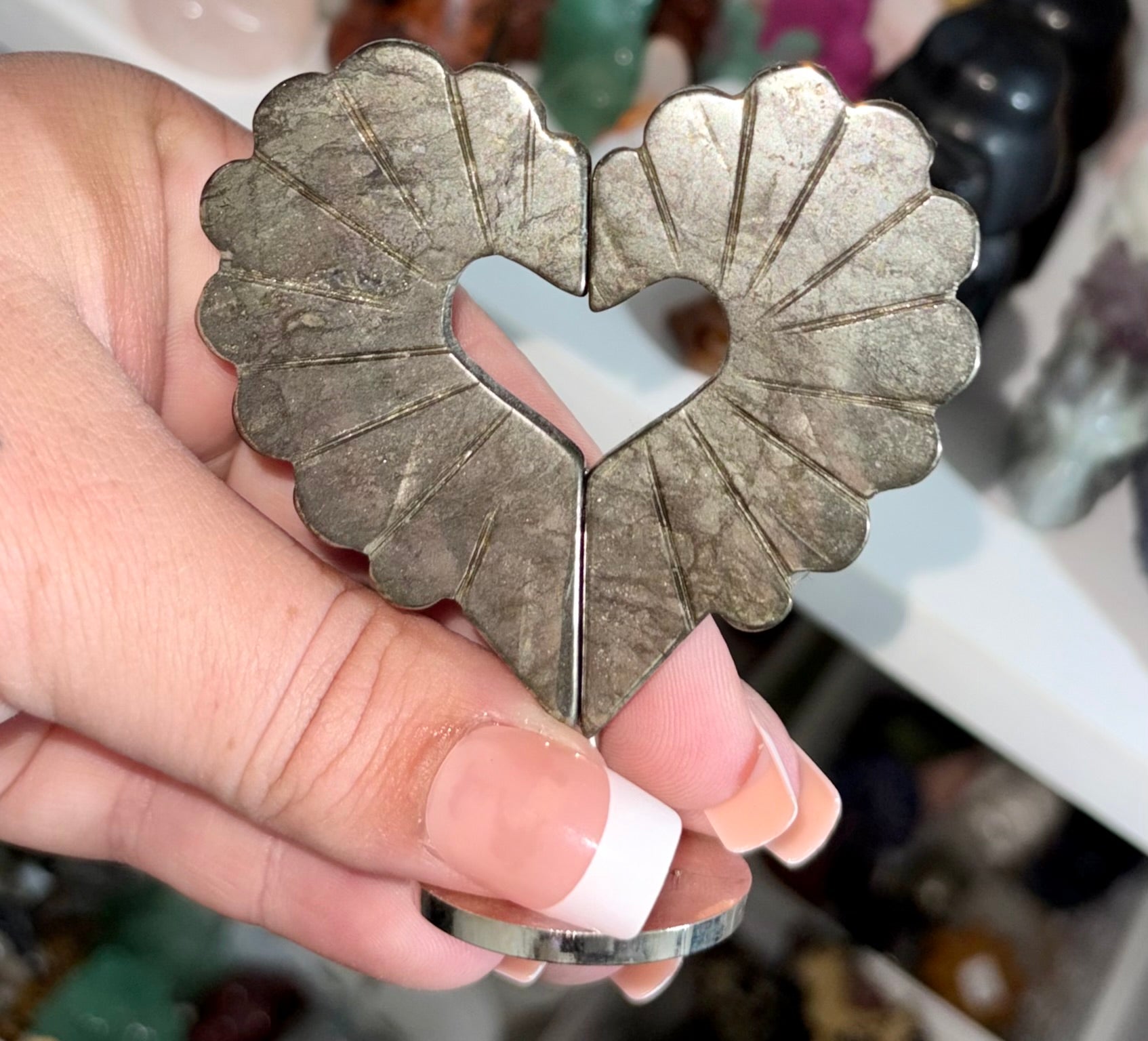 Pyrite heart