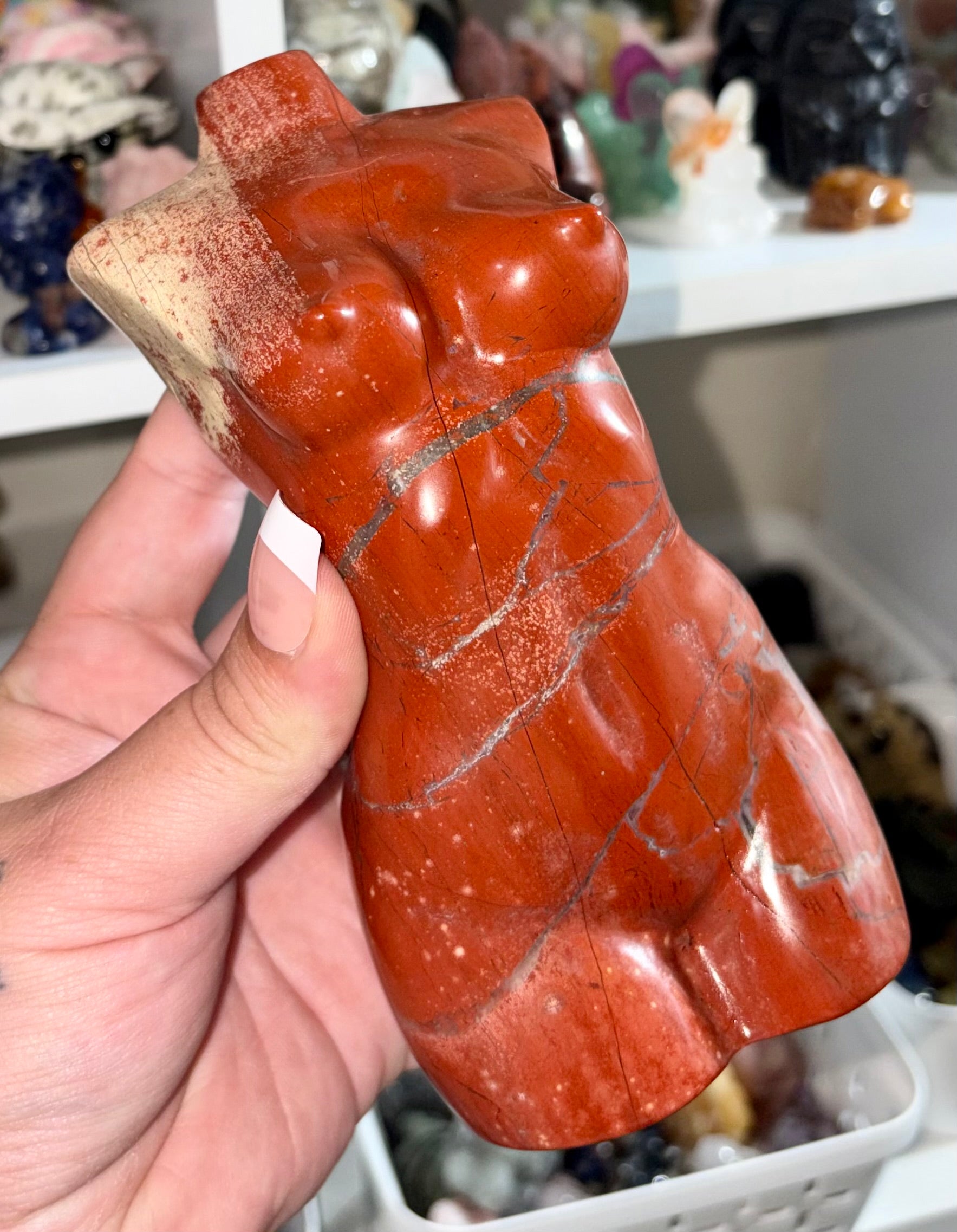 Red jasper lady body
