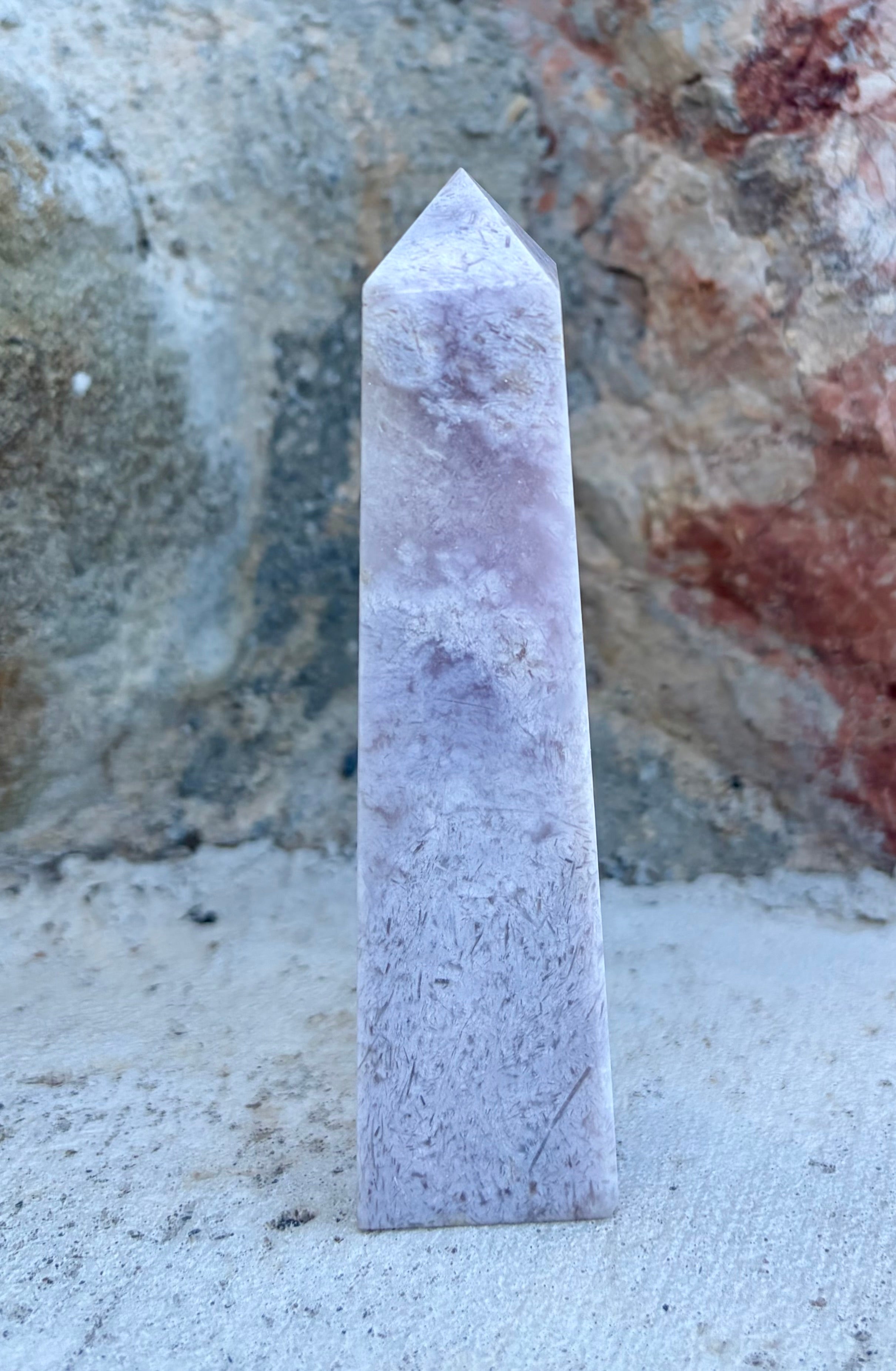 Pink amethyst tower