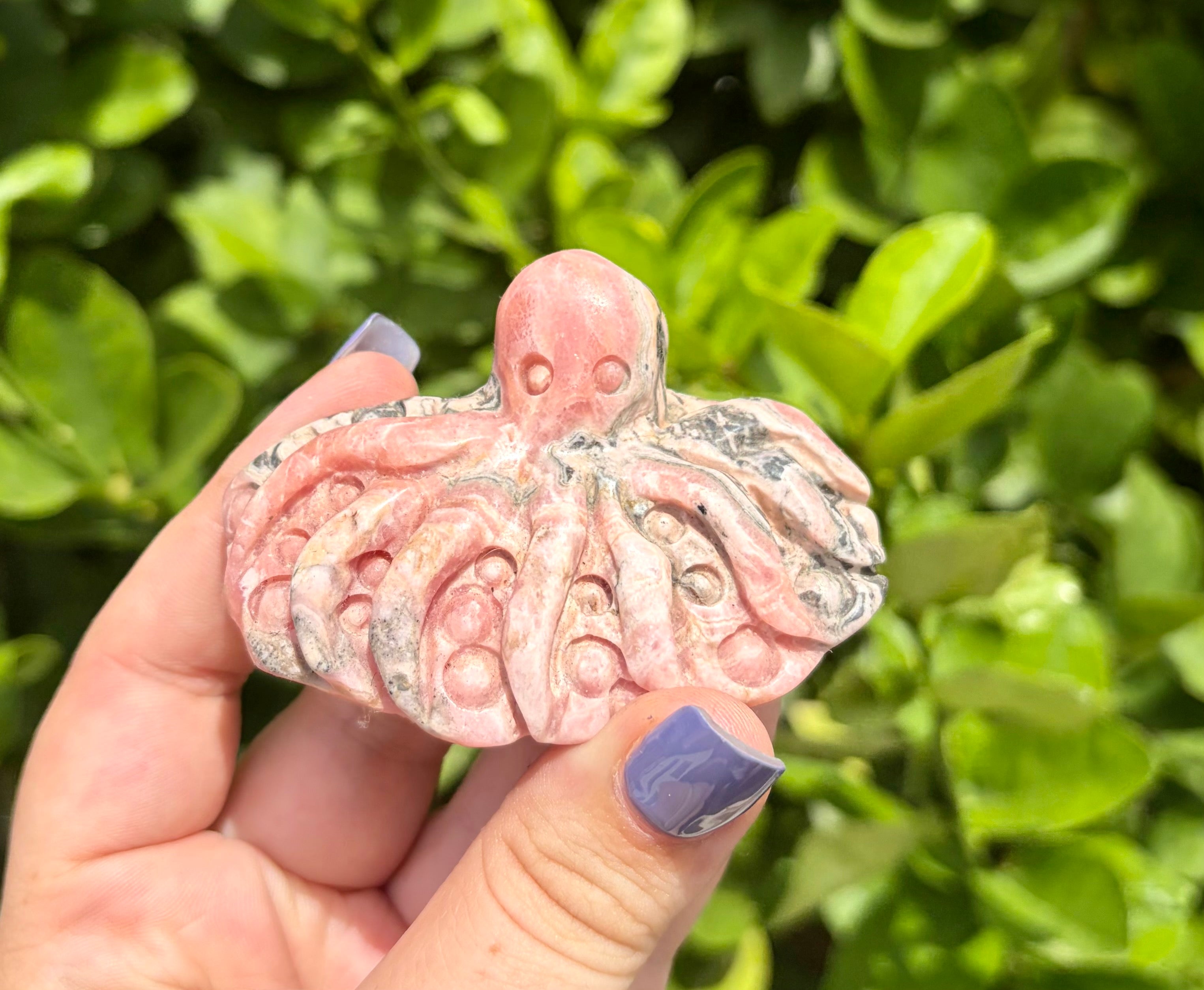 Rhodochrosite octopus