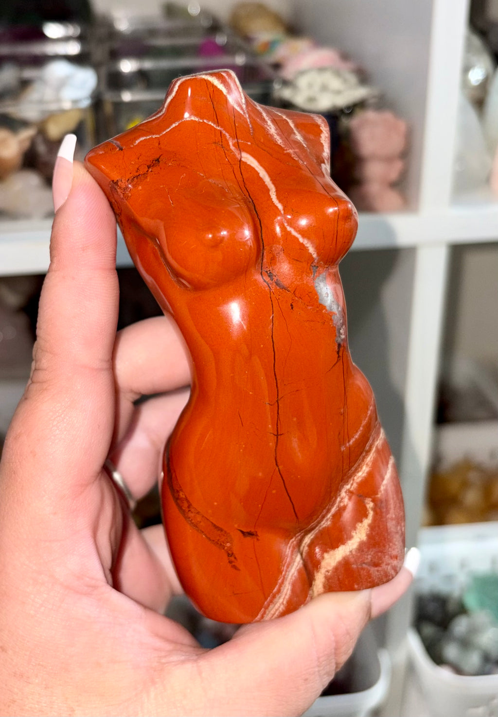 Red jasper lady body