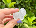 Clear quartz highland cow A