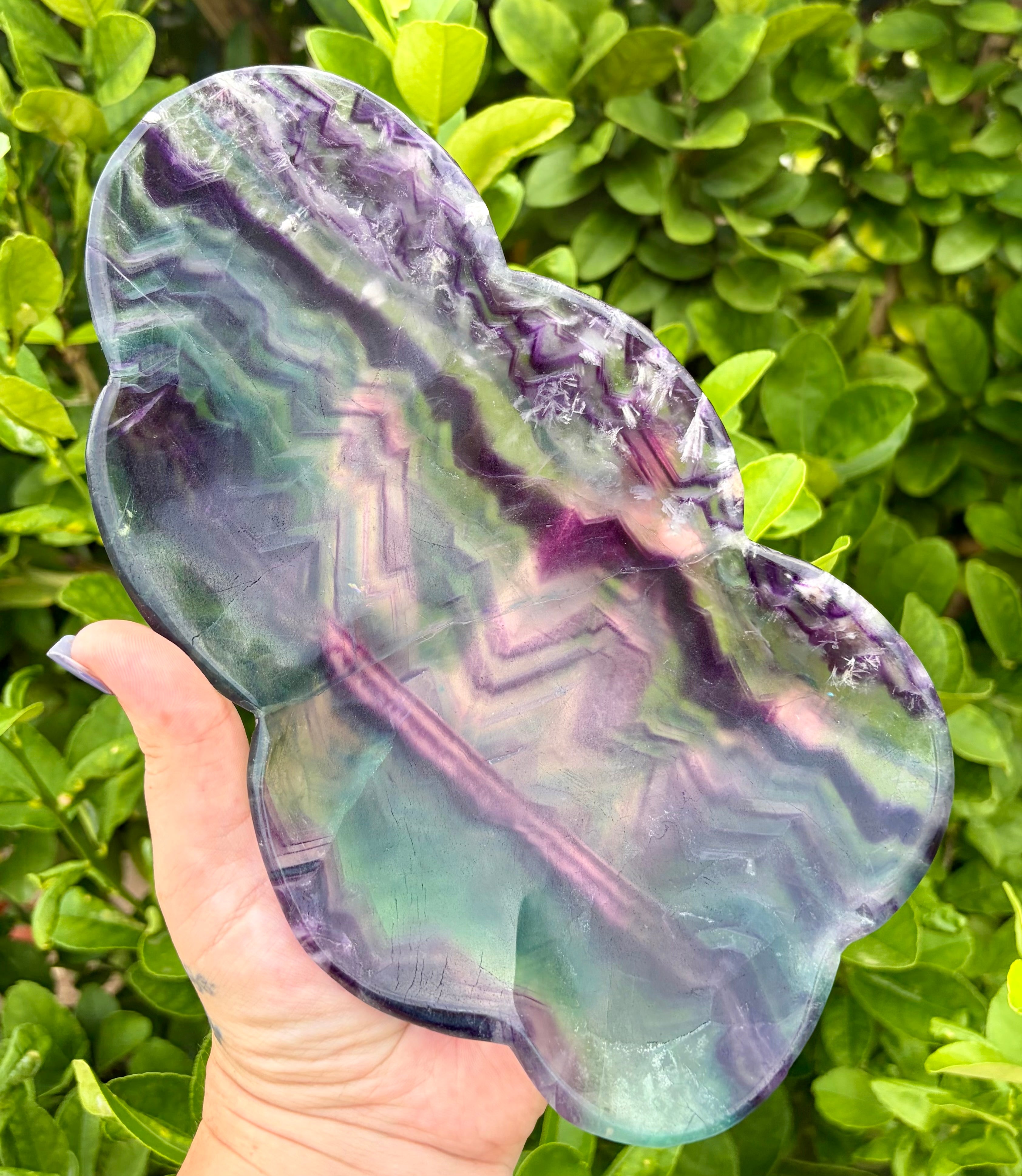 Fluorite cloud bowl 1.2kg