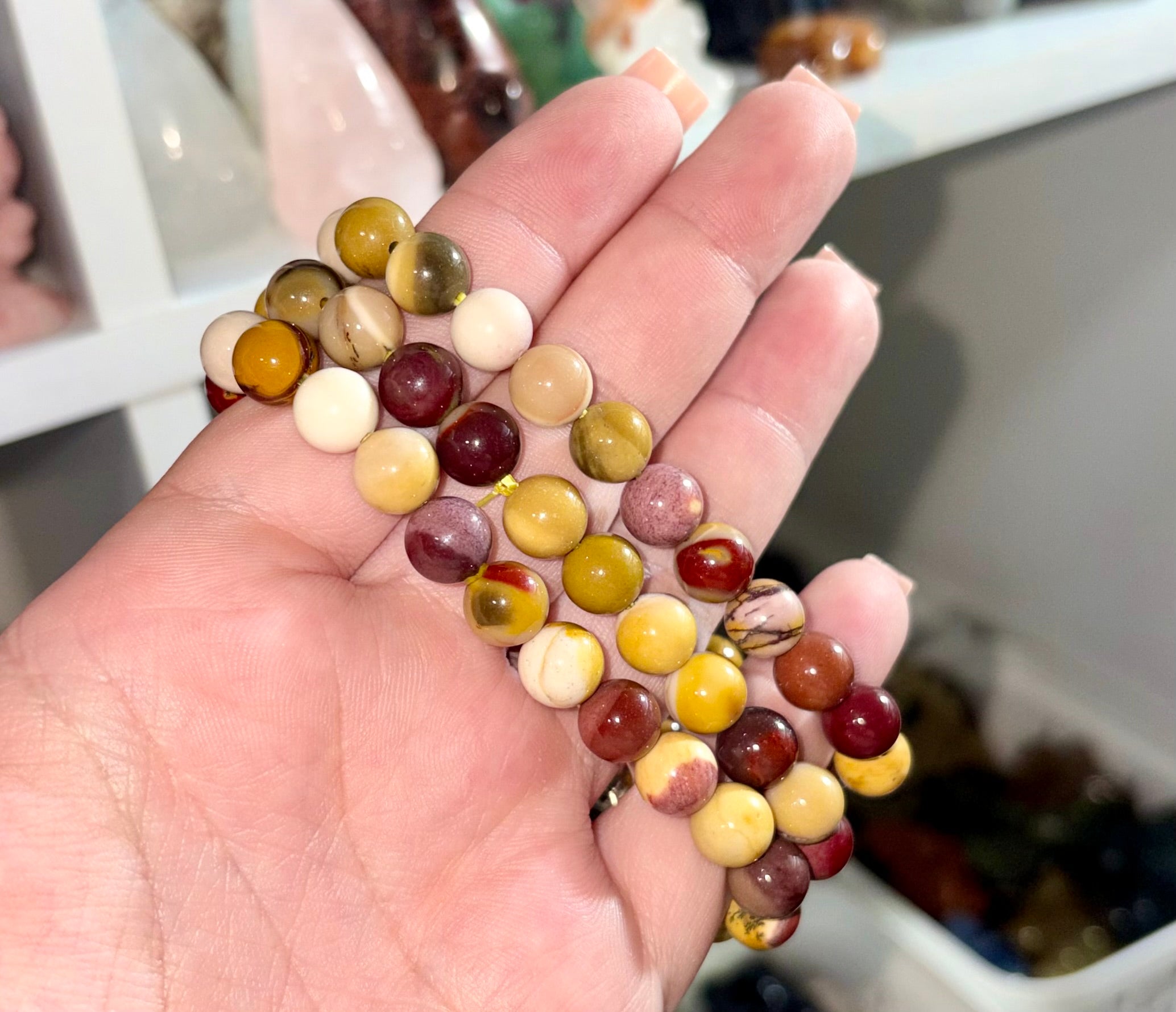 Mookaite bracelets