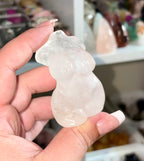 Clear quartz curvy lady body