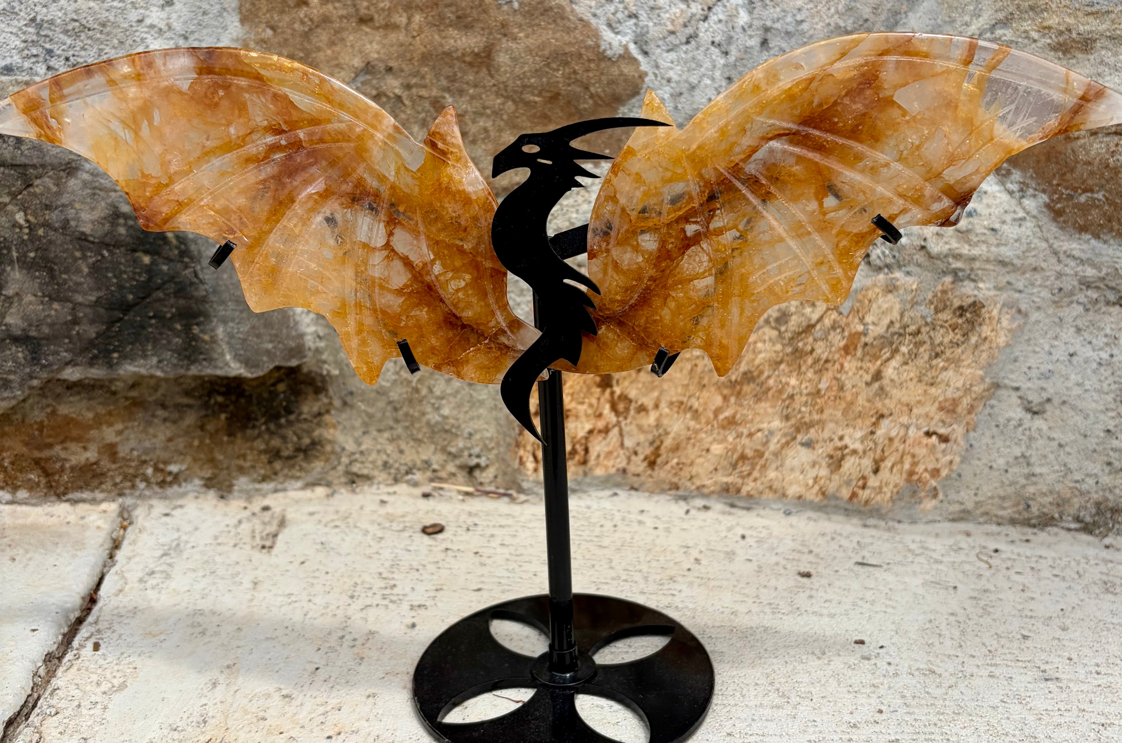 Golden healer dragon wings