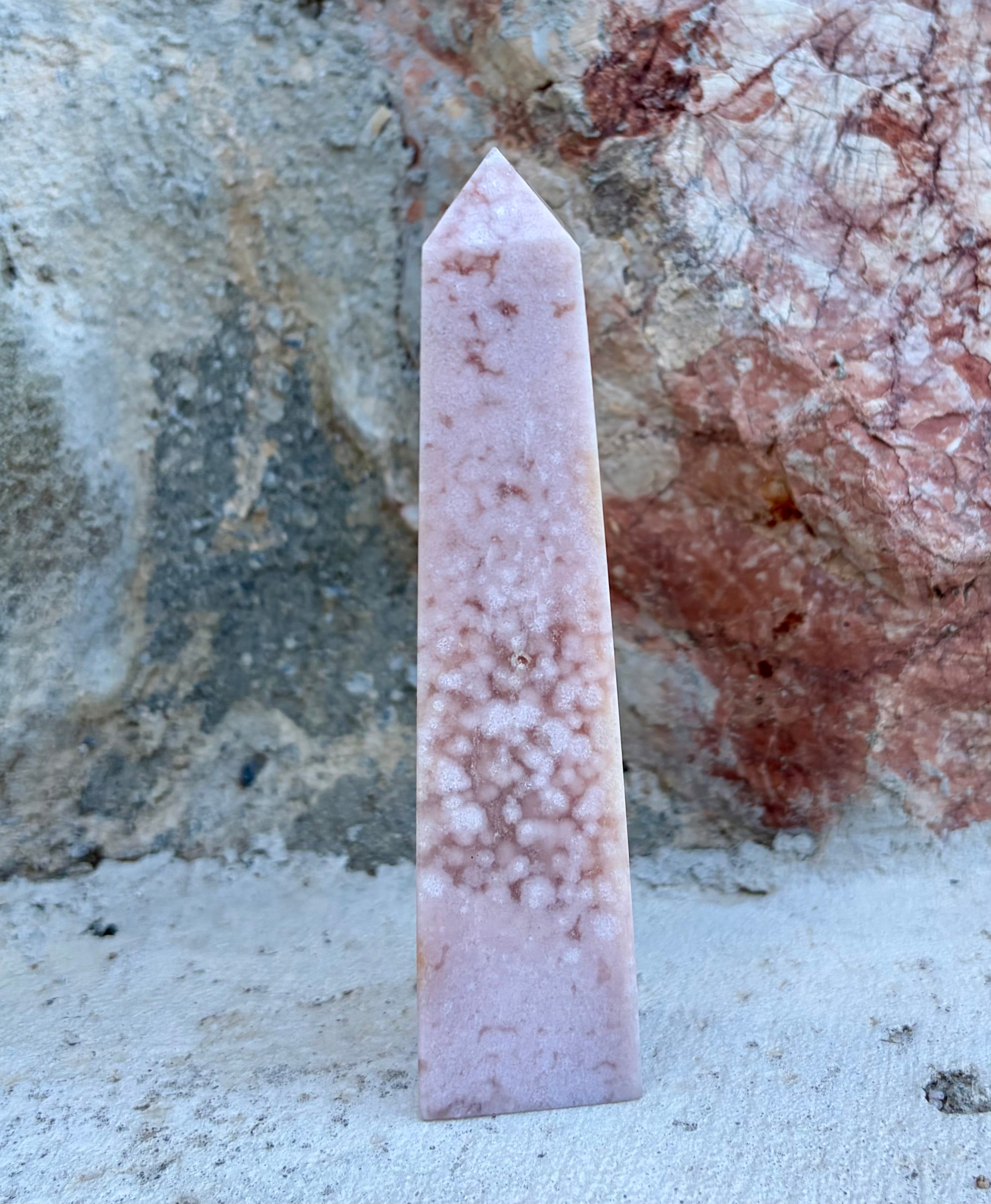 Pink amethyst tower