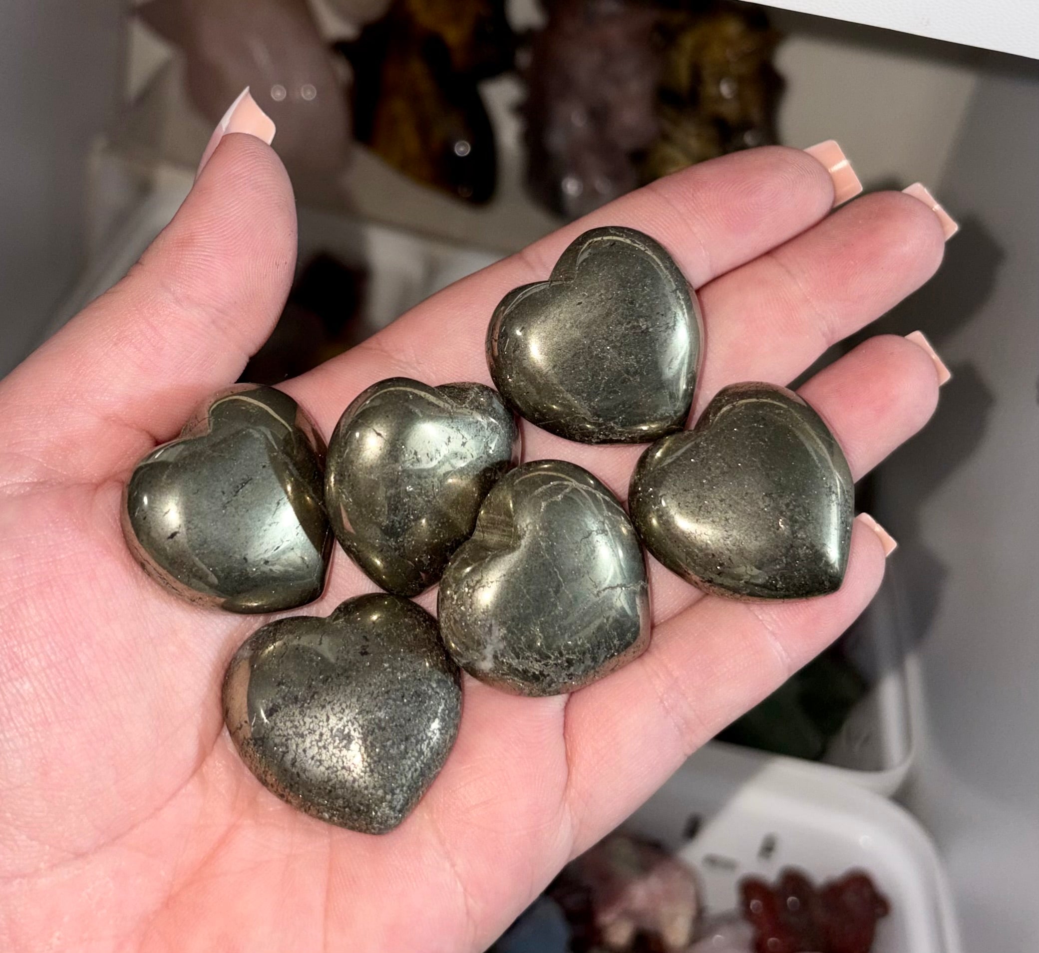 Pyrite hearts