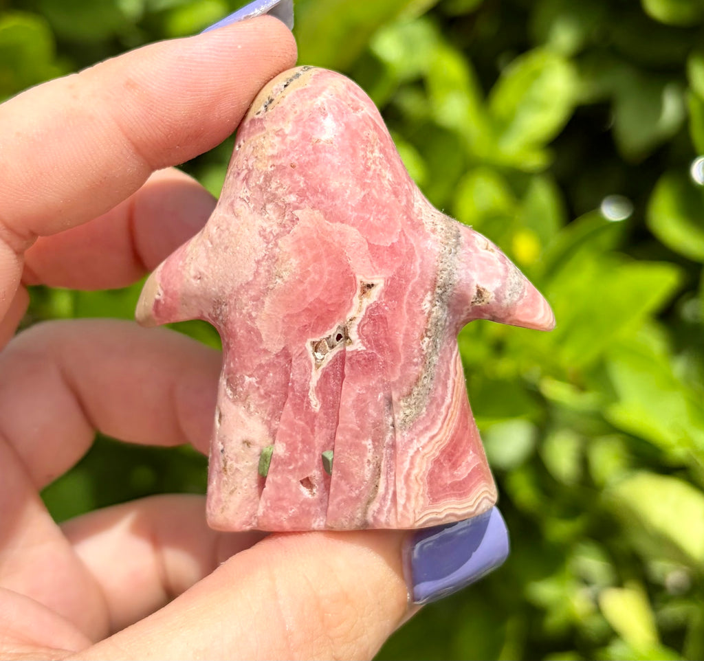 Rhodochrosite ghost