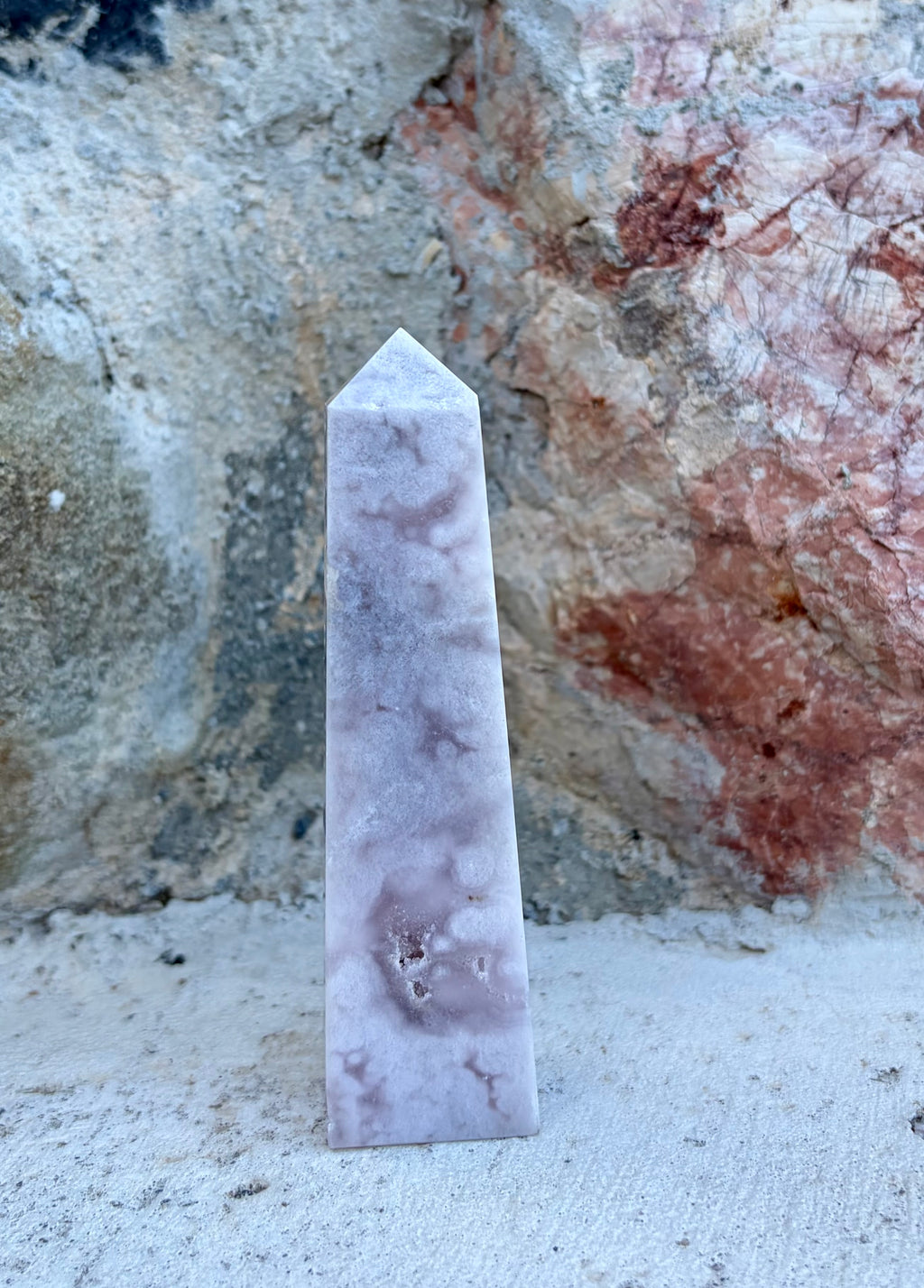 Pink amethyst tower A
