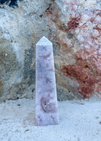 Pink amethyst tower A