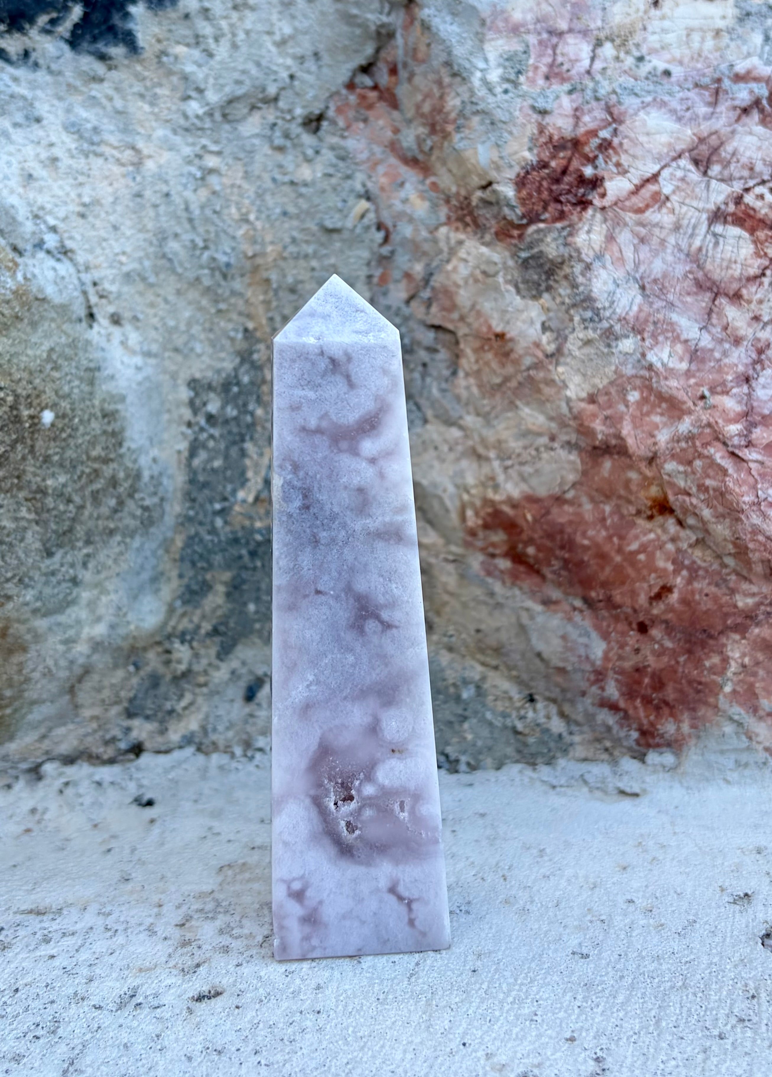 Pink amethyst tower A