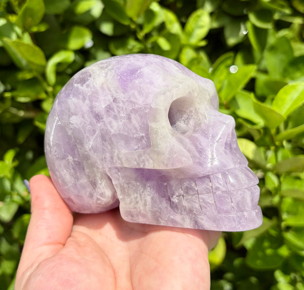Amethyst skull