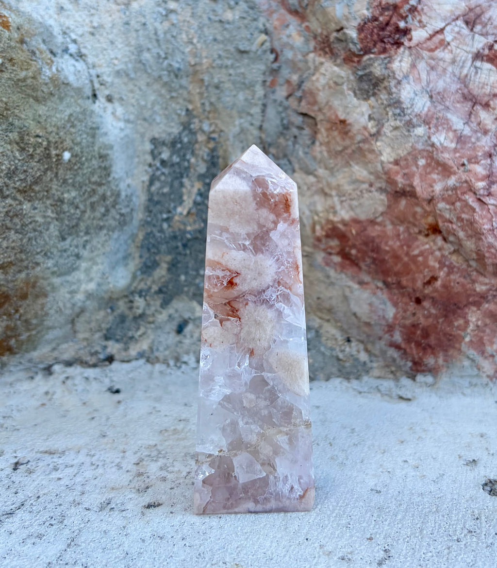 Flower agate tower
