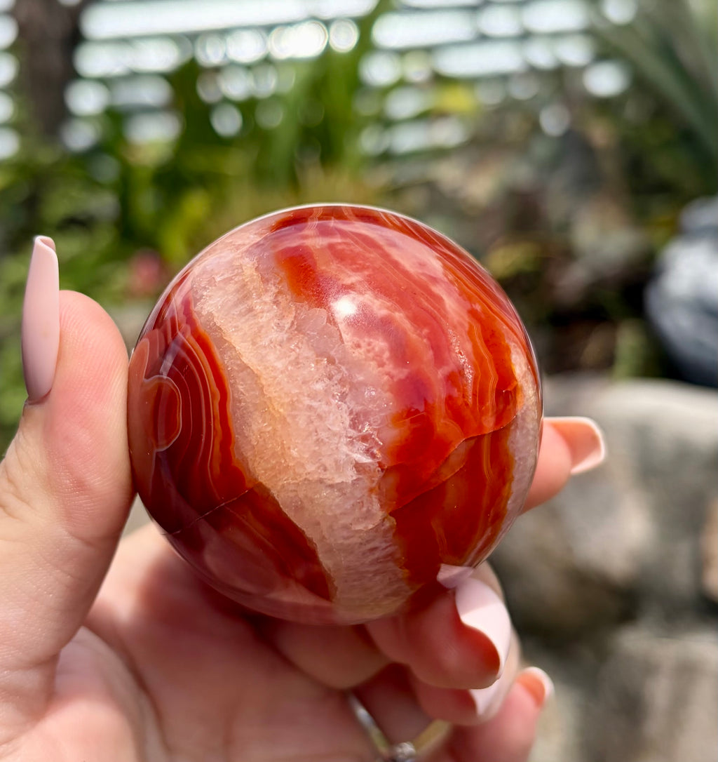 Carnelian sphere A