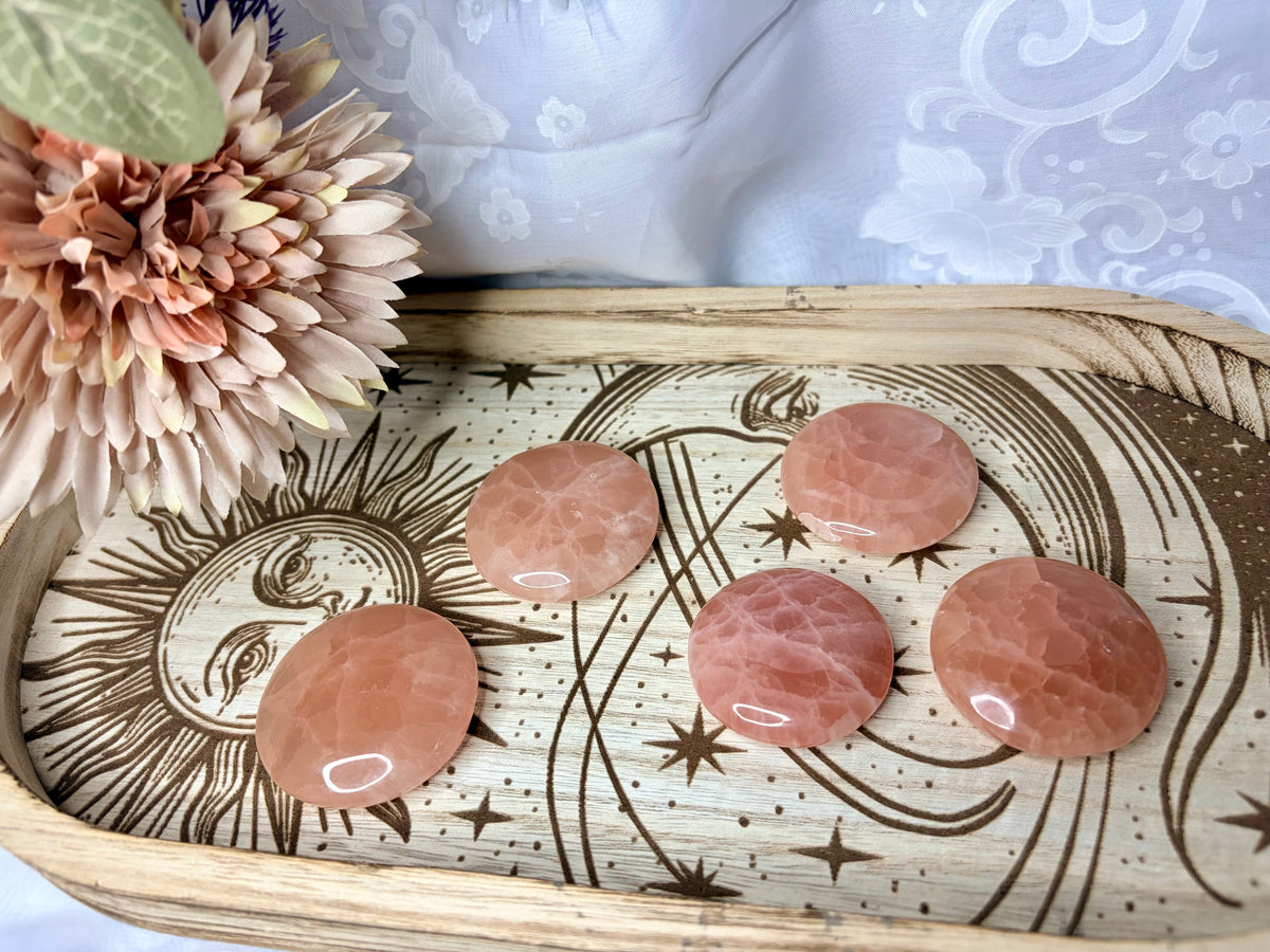 Rose calcite cookies
