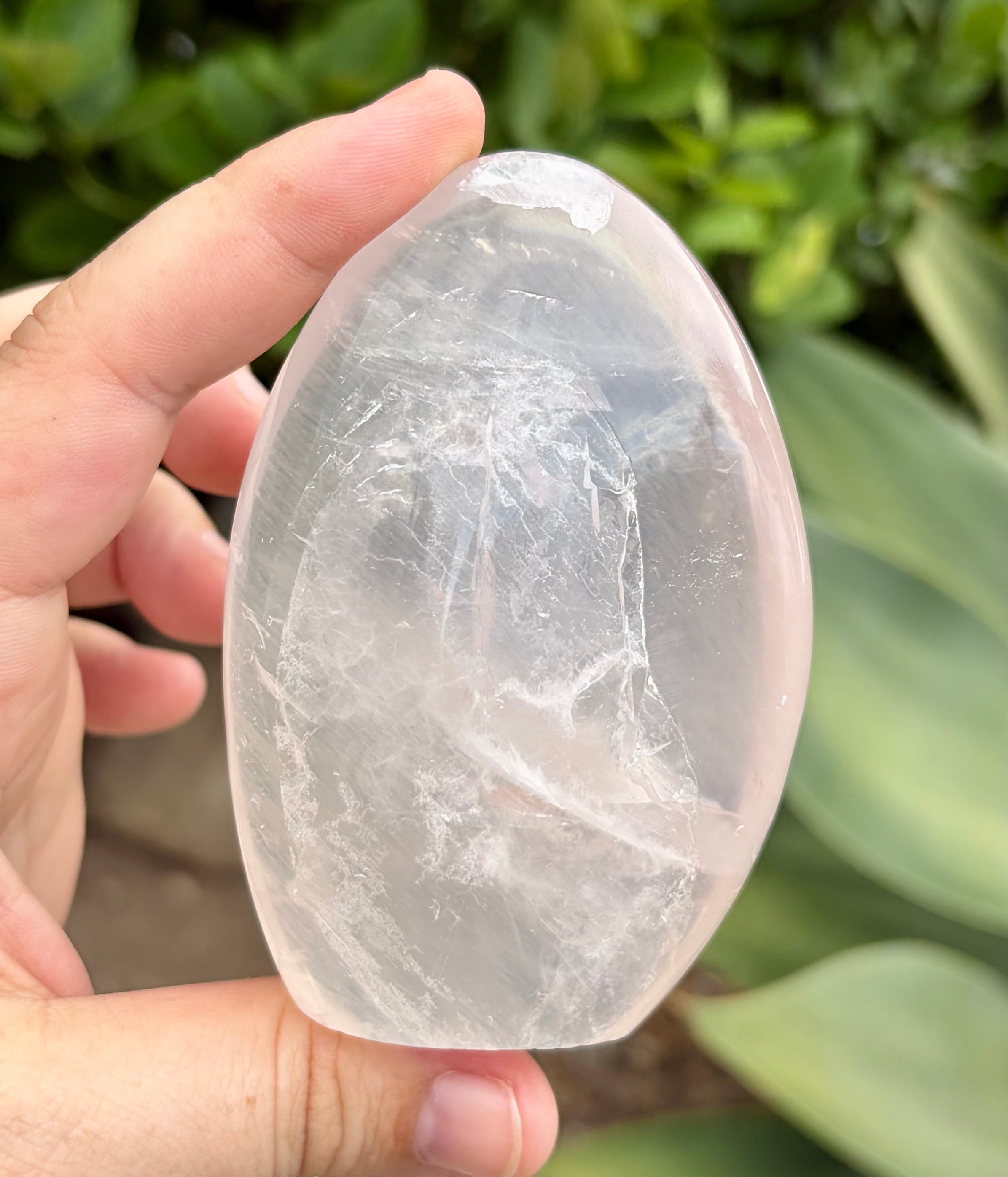 Ice rose quartz Freeform