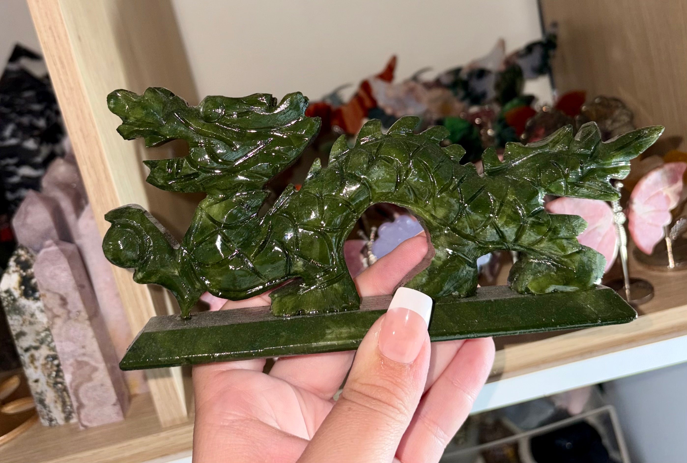 Green jade dragon
