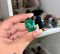 Malachite Buddha head A