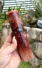Fire quartz cylinder