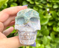 Ocean jasper skull